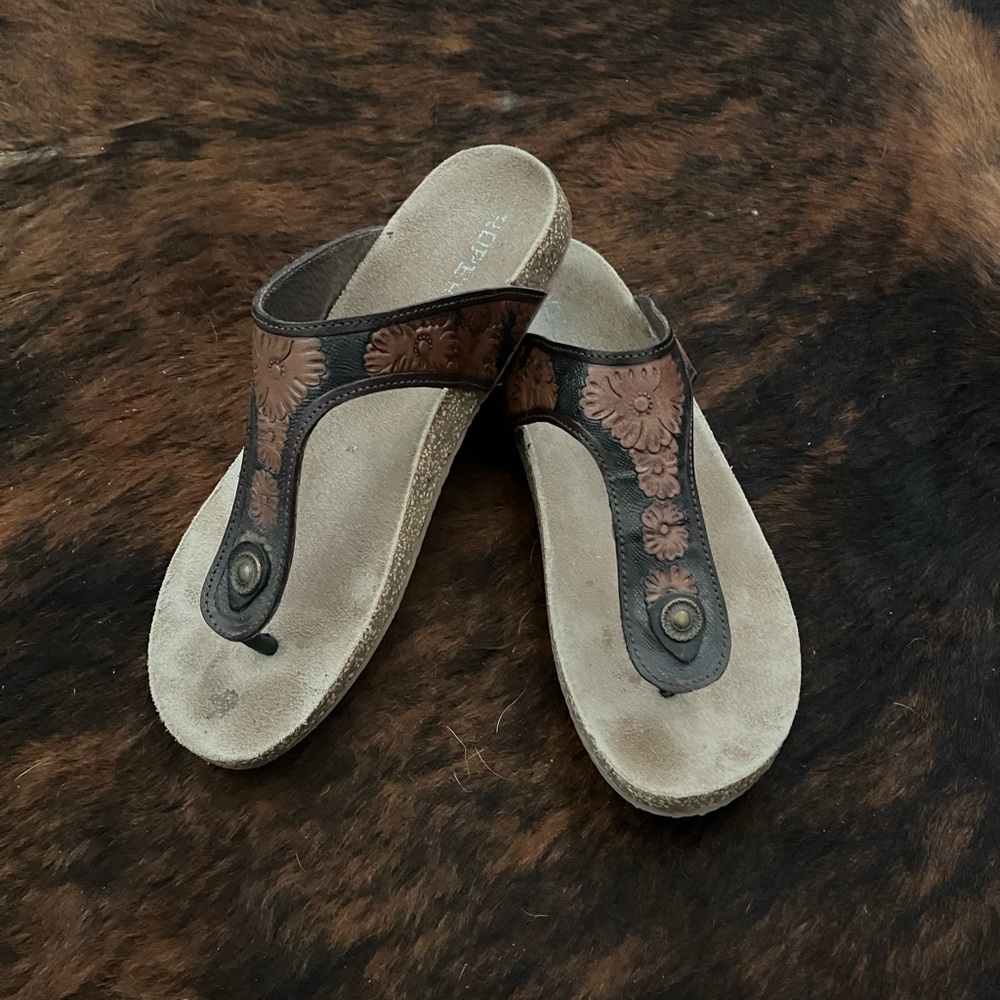 Roper Leather Sandals